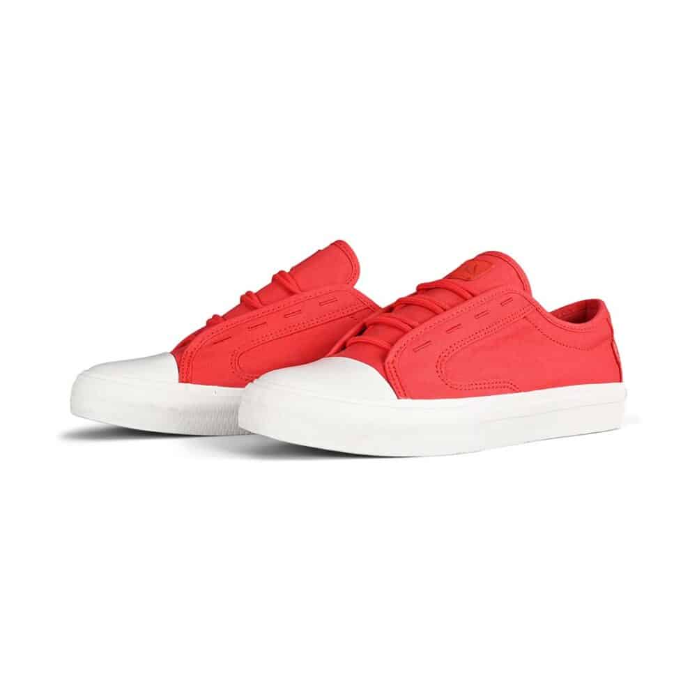 Axion Lowphy Skate Shoes - Red/White