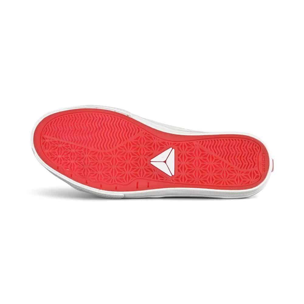 Axion Lowphy Skate Shoes - White/White/Red Ice