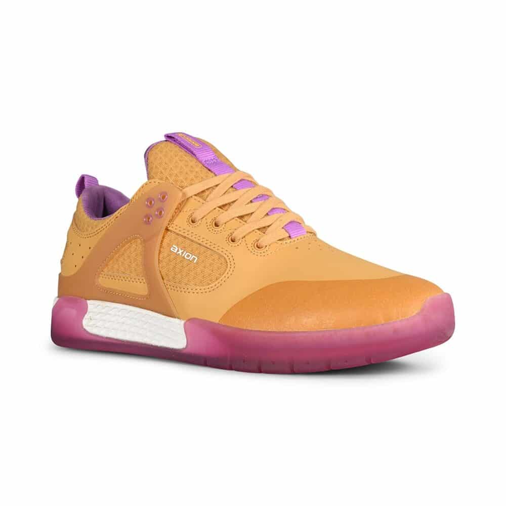 Axion Majik Skate Shoes - Khaki/Purple Ice