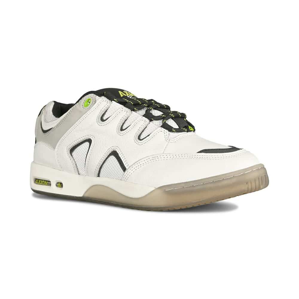 Axion Official Skate Shoes - White/Neon/Ice