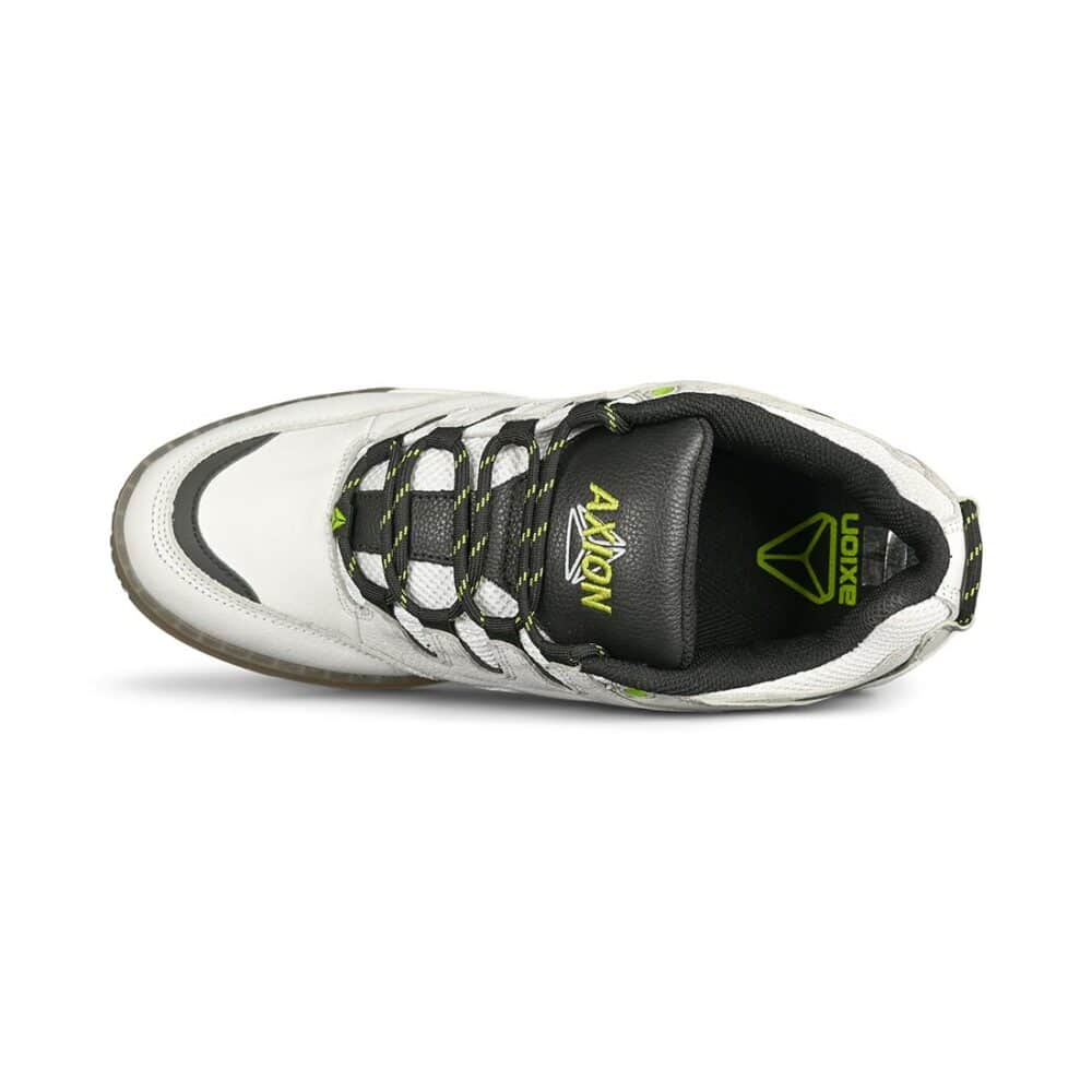 Axion Official Skate Shoes - White/Neon/Ice