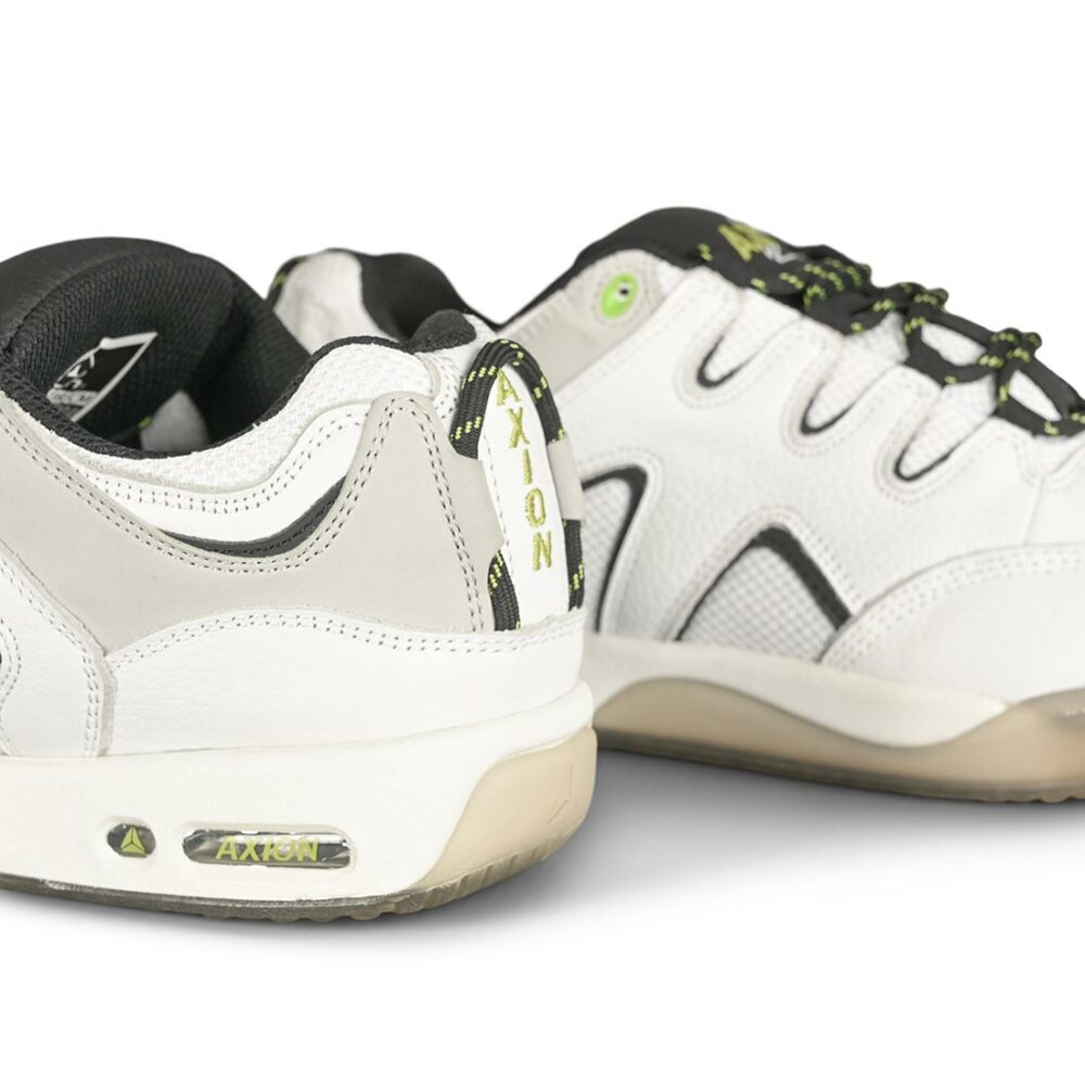 Axion Official Skate Shoes - White/Neon/Ice