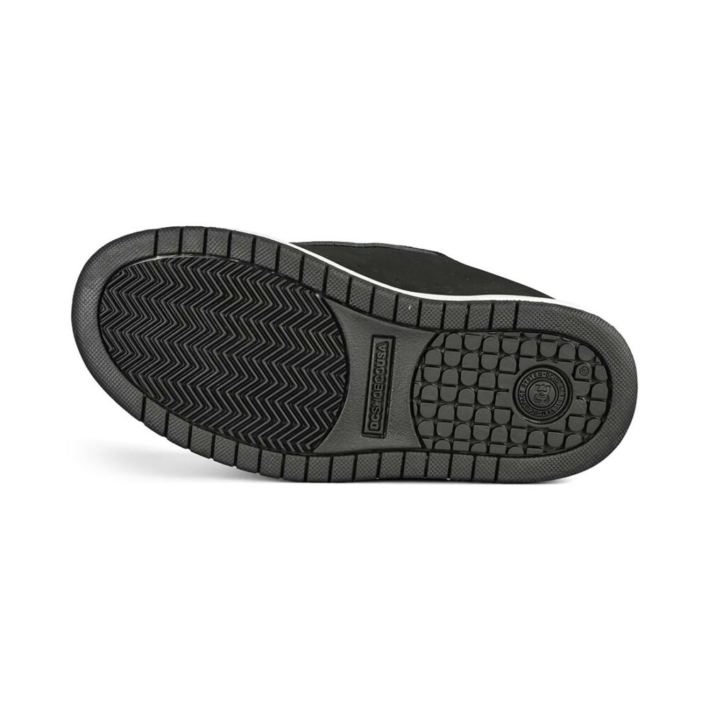 DC Court Graffik (Youth) Skate Shoes - Black/White