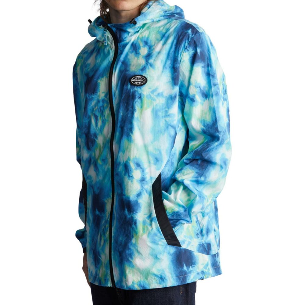 DC Define Print Windbreaker Jacket - Columbia Ice Dye