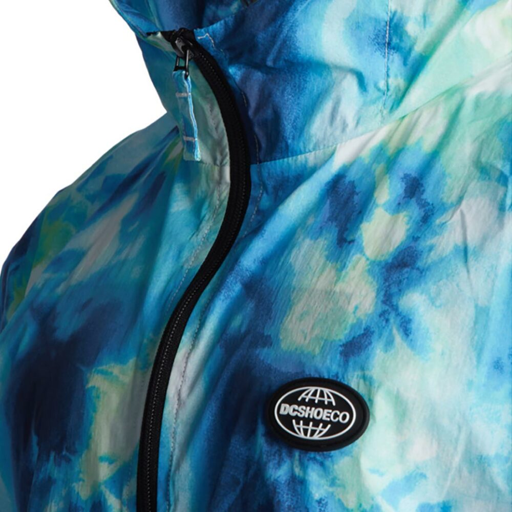 DC Define Print Windbreaker Jacket - Columbia Ice Dye