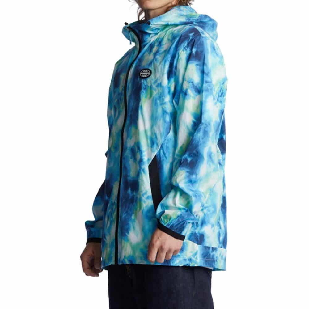 DC Define Print Windbreaker Jacket - Columbia Ice Dye
