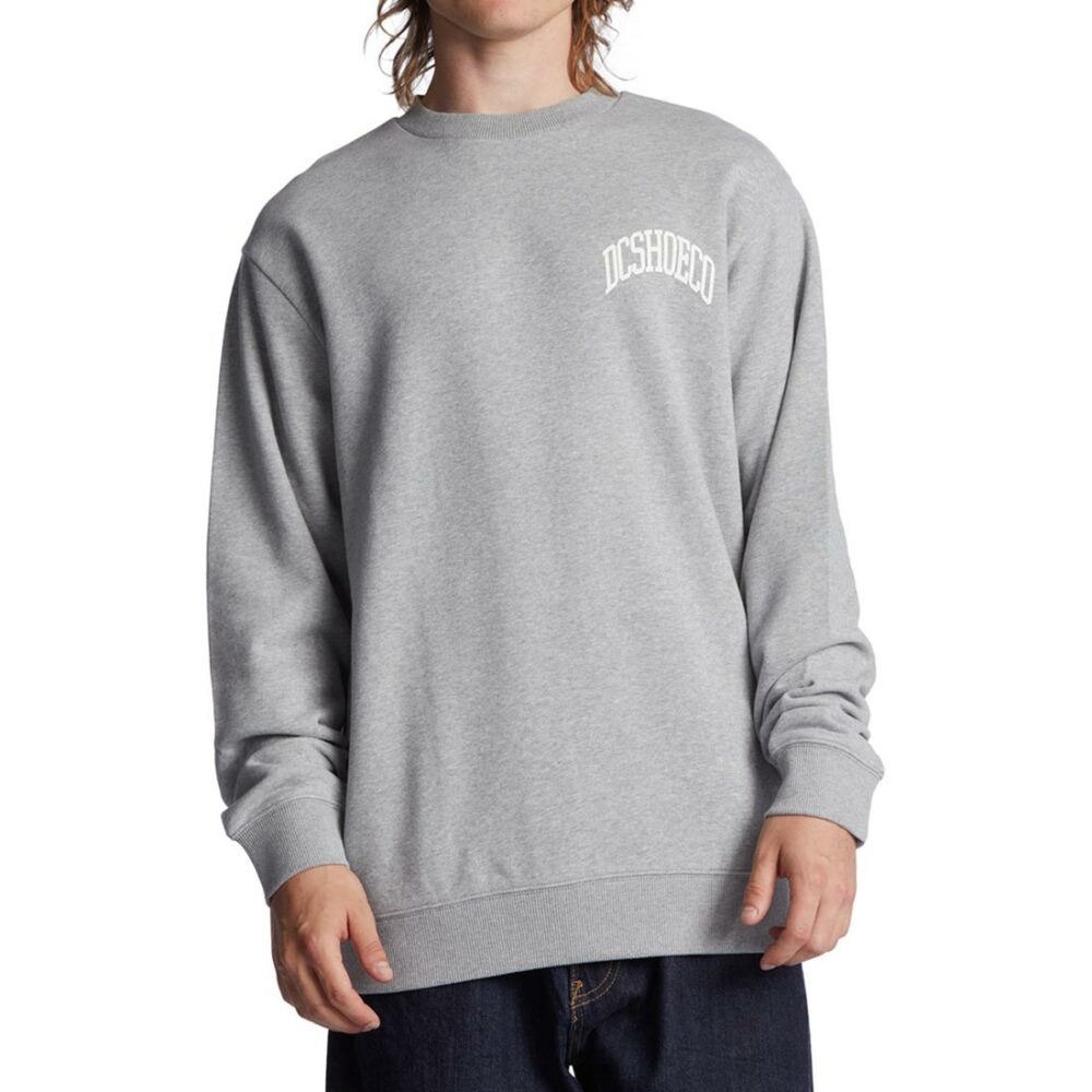 DC Jaakko Pullover Crew - Heather Grey