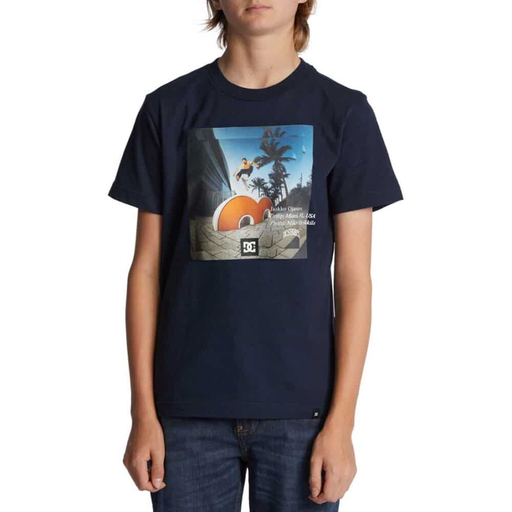 DC Jaakko S/S (Youth) T-Shirt - Navy Blazer