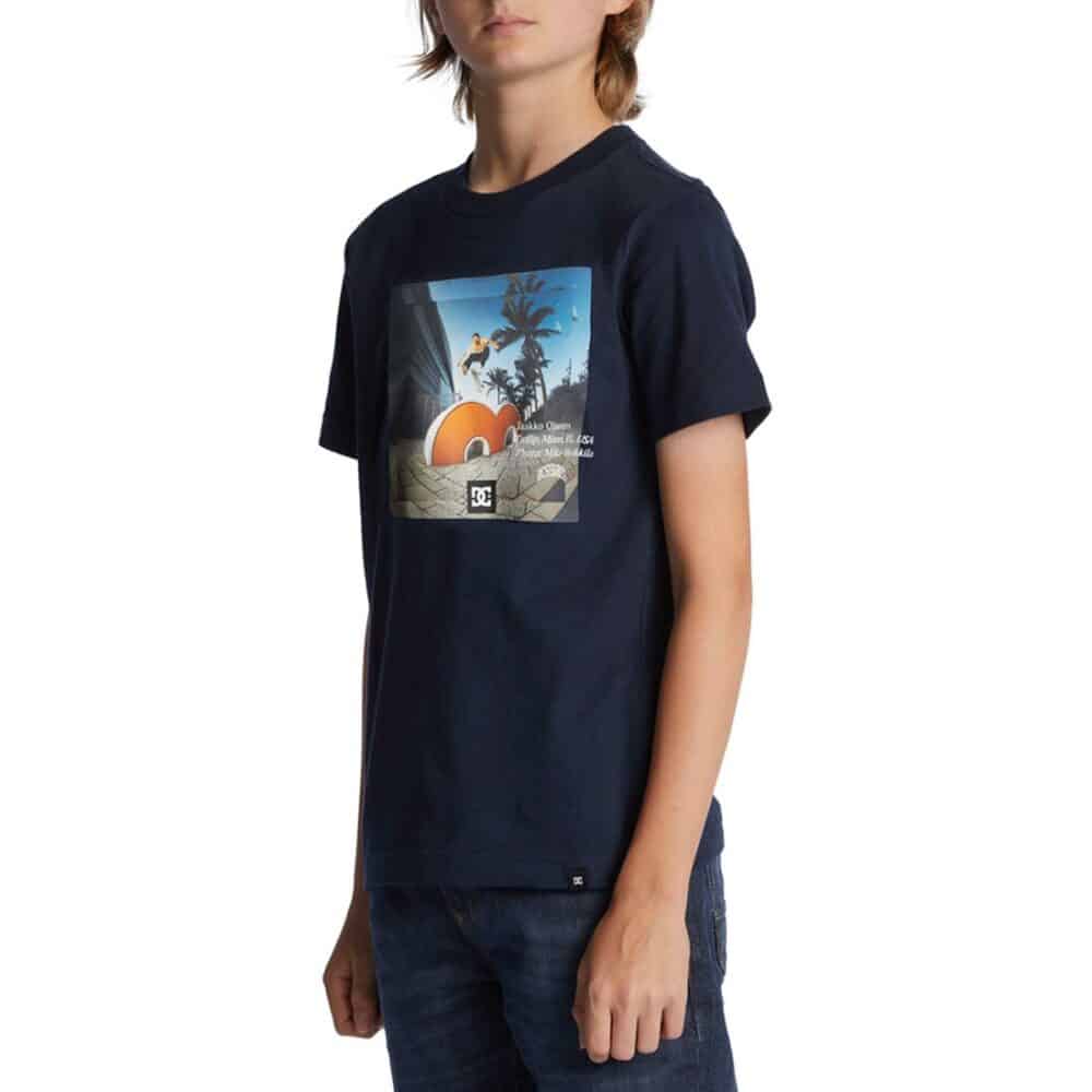 DC Jaakko S/S (Youth) T-Shirt - Navy Blazer
