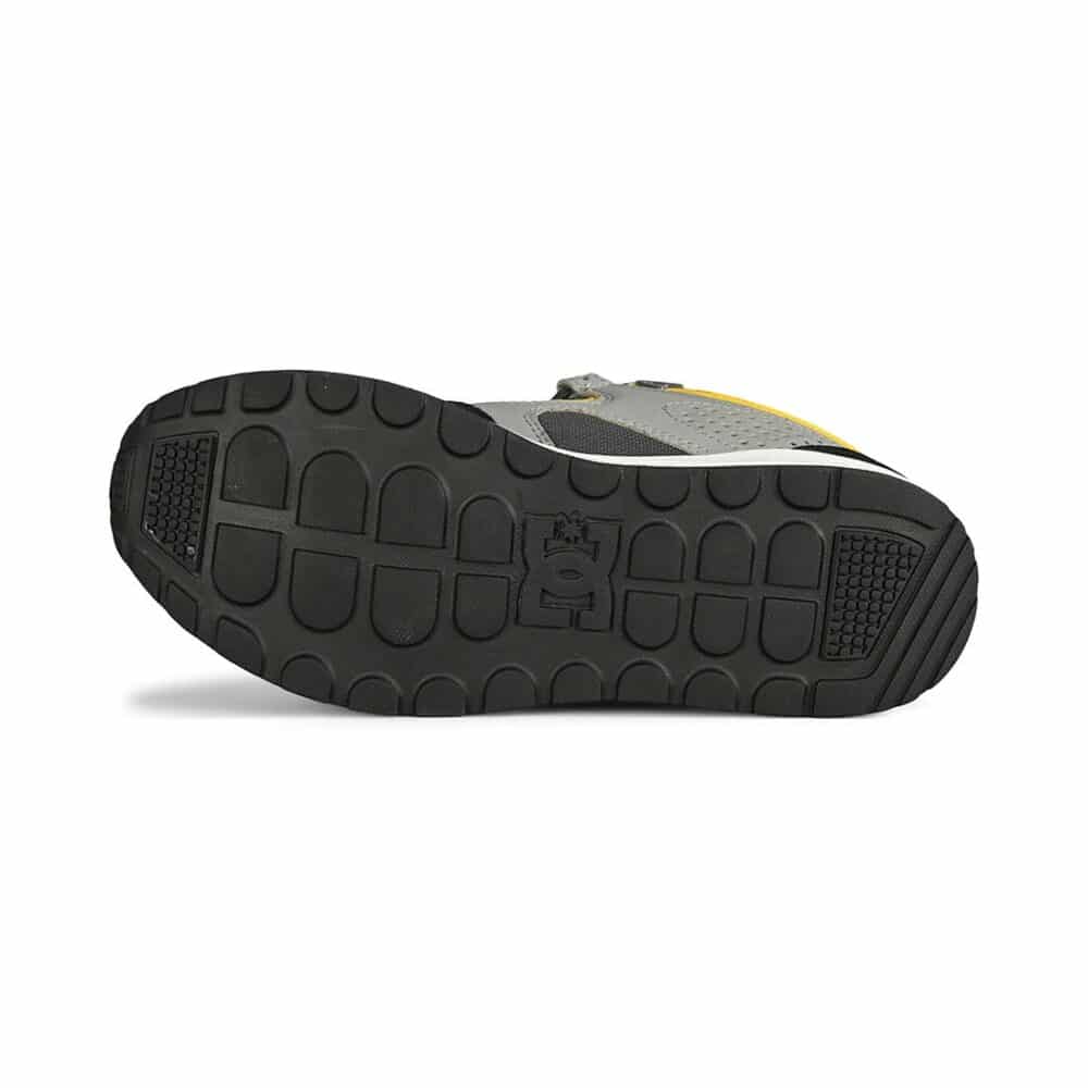 DC Kalis Lite Skate Shoes - Black/Grey/Yellow