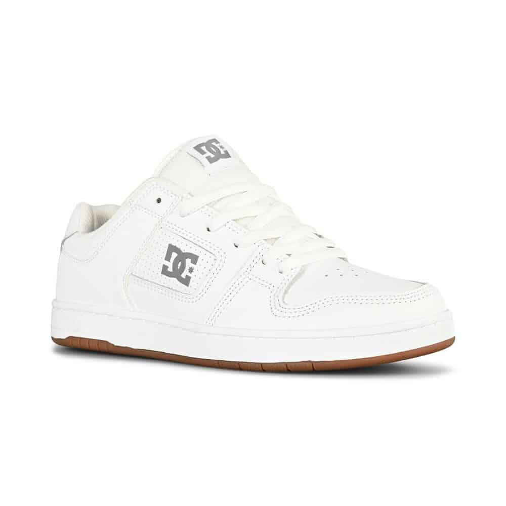 DC Manteca 4 Skate Shoes - White/Battleship/White