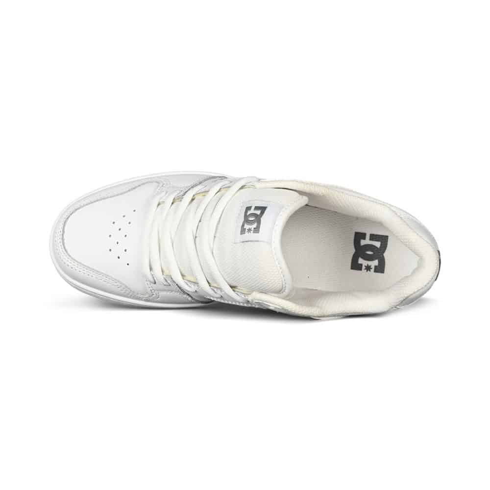 DC Manteca 4 Skate Shoes - White/Battleship/White