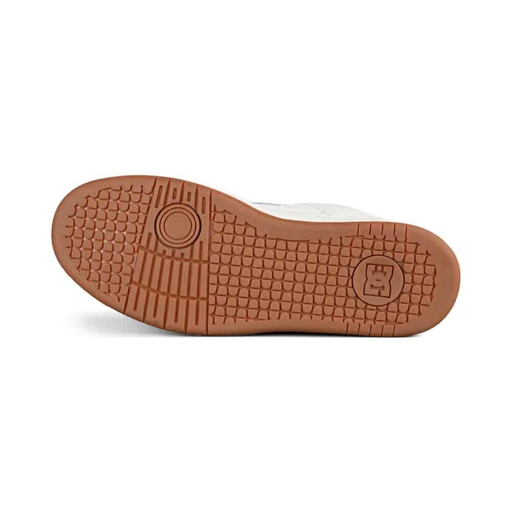 DC Manteca 4 Skate Shoes - White/Battleship/White