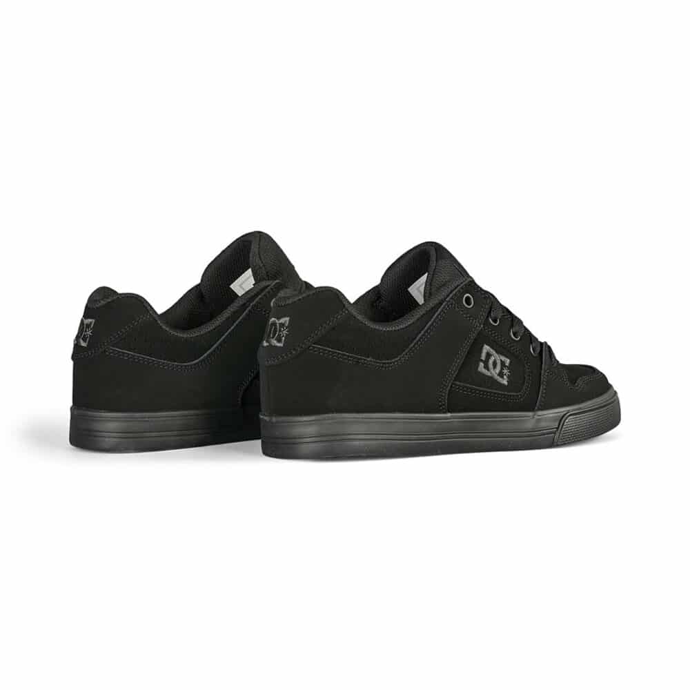 DC Pure (Youth) Skate Shoes - Black/Pirate Black