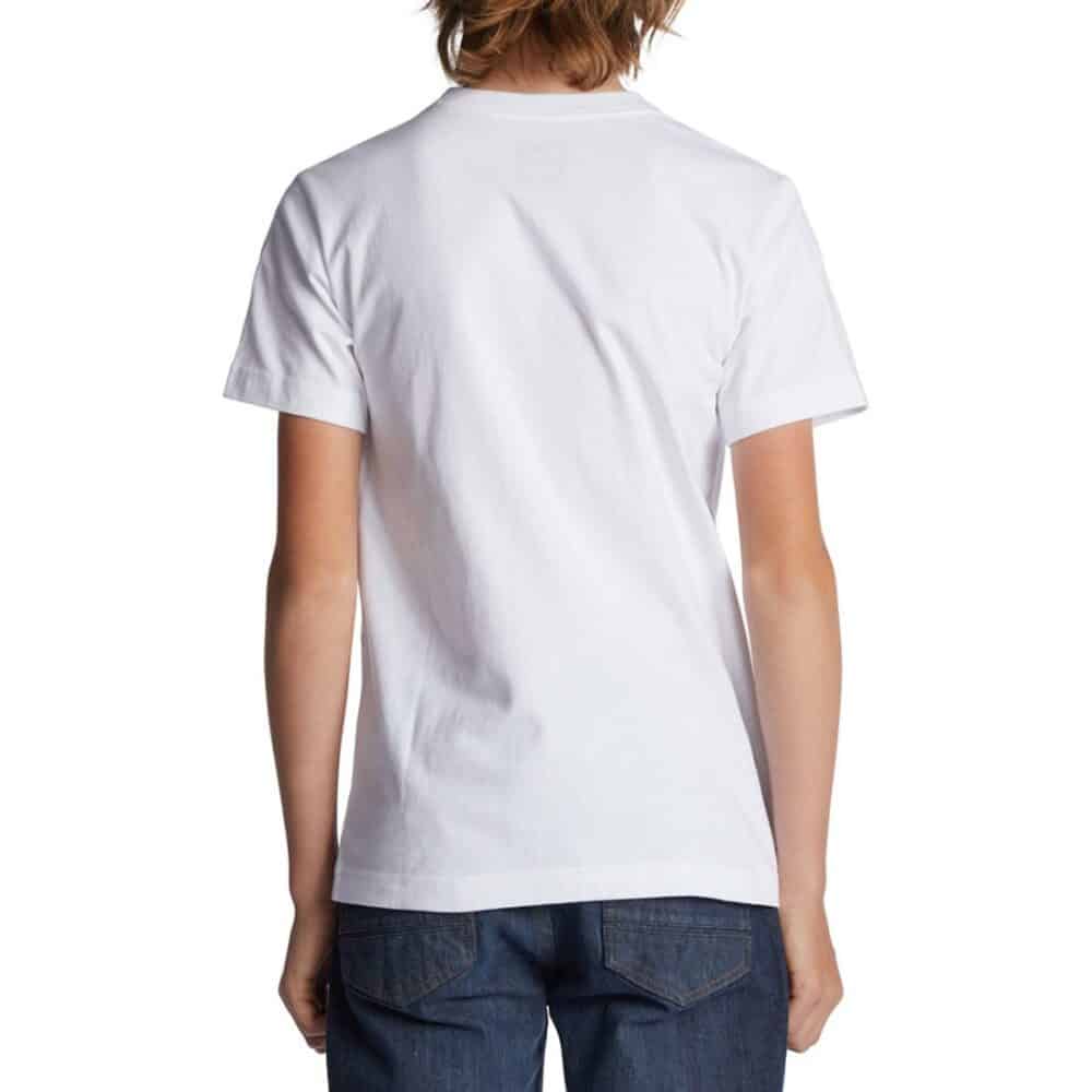 DC Square Star Fill S/S (Youth) T-Shirt - White/Elephant