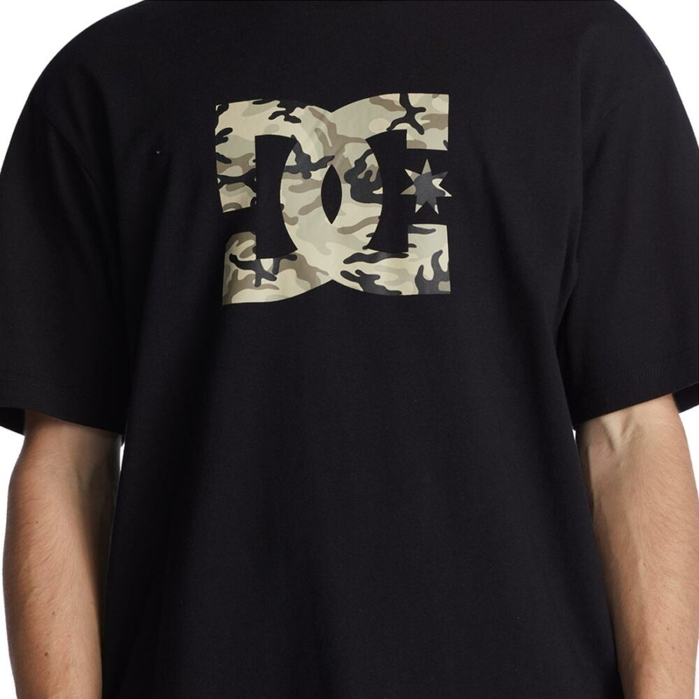 DC Star Fill S/S T-Shirt - Black/Stone Camo