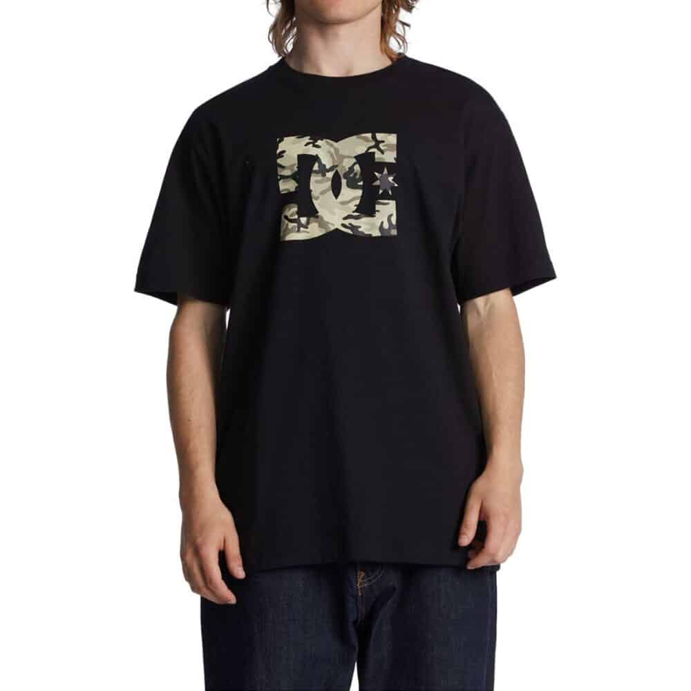 DC Star Fill S/S T-Shirt - Black/Stone Camo