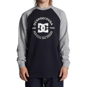 DC Star Pilot Pullover Crew - Black/Grey Heather (SP23)