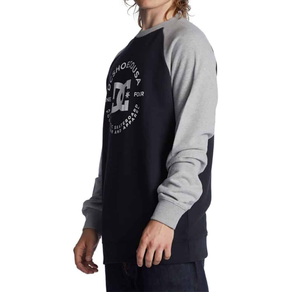 DC Star Pilot Pullover Crew - Black/Grey Heather (SP23)
