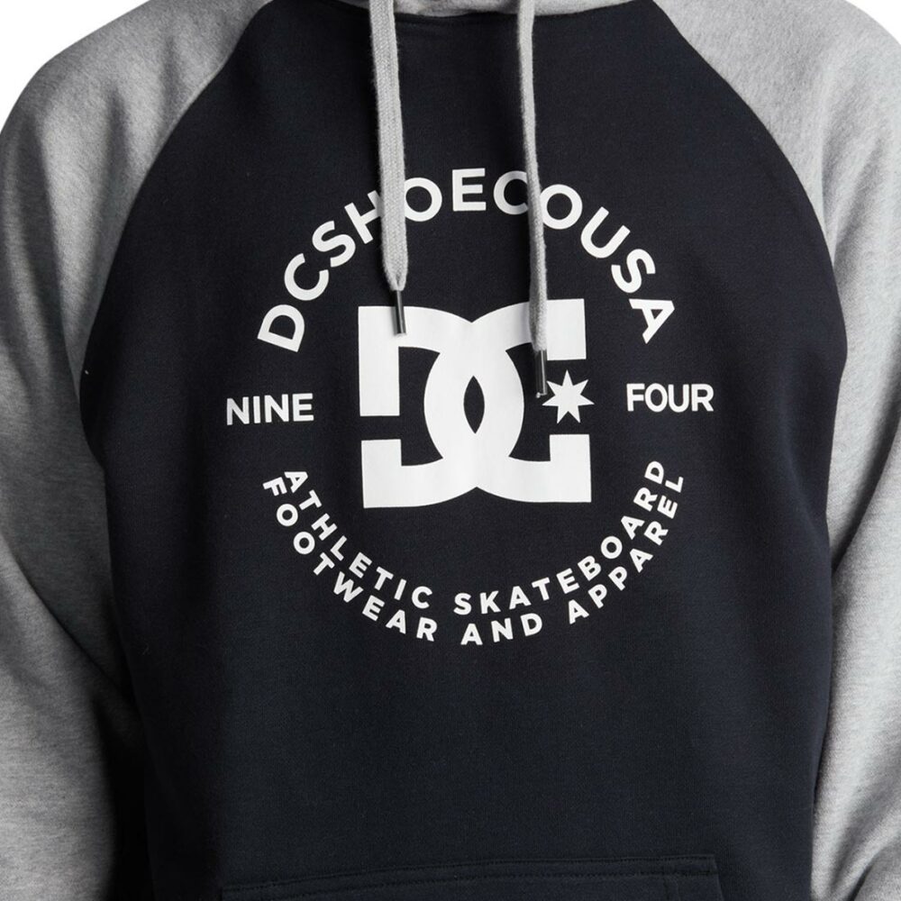 DC Star Pilot Pullover Hoodie - Black/Grey Heather (SP23)