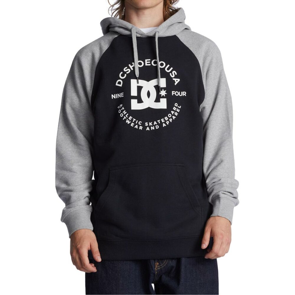 DC Star Pilot Pullover Hoodie - Black/Grey Heather (SP23)