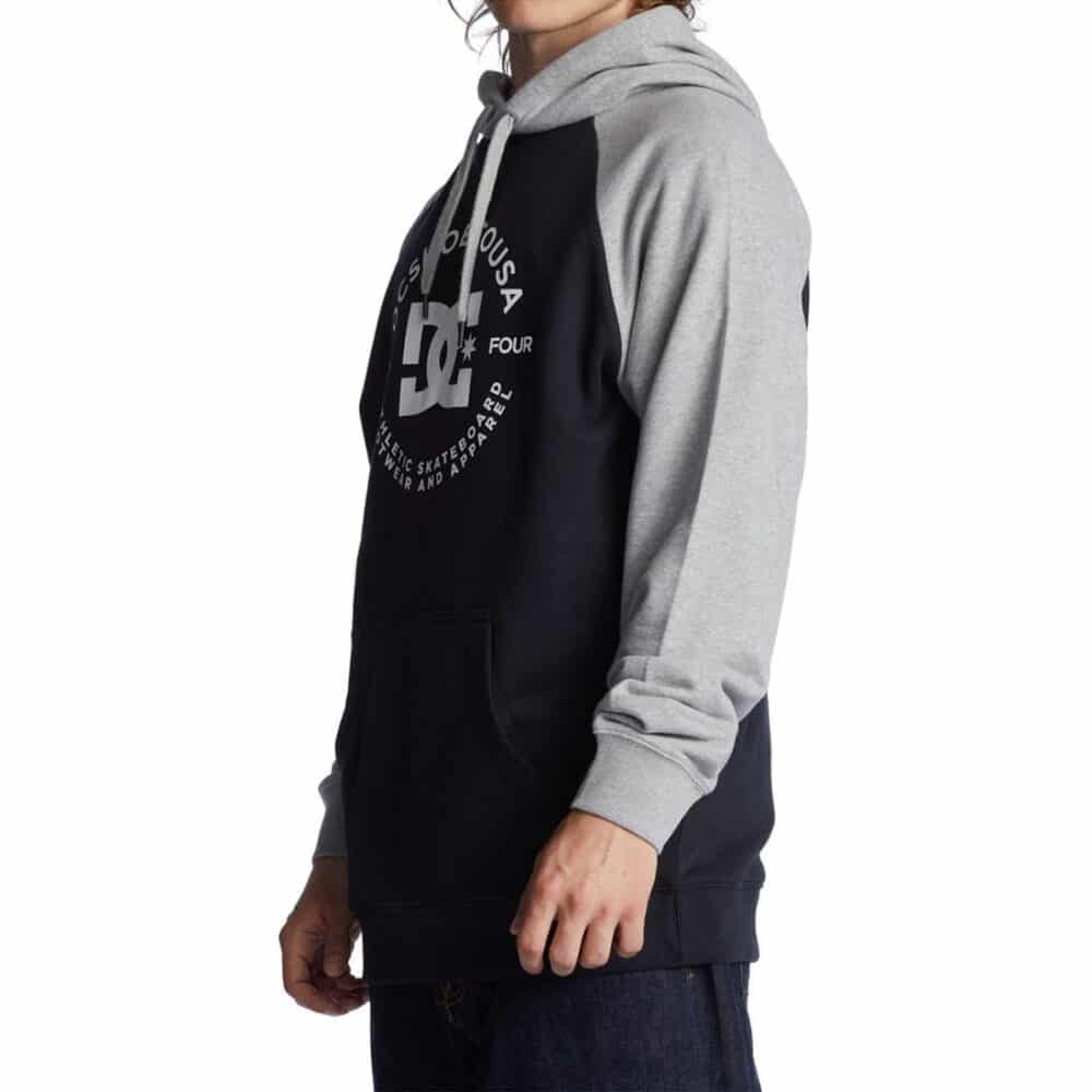 DC Star Pilot Pullover Hoodie - Black/Grey Heather (SP23)