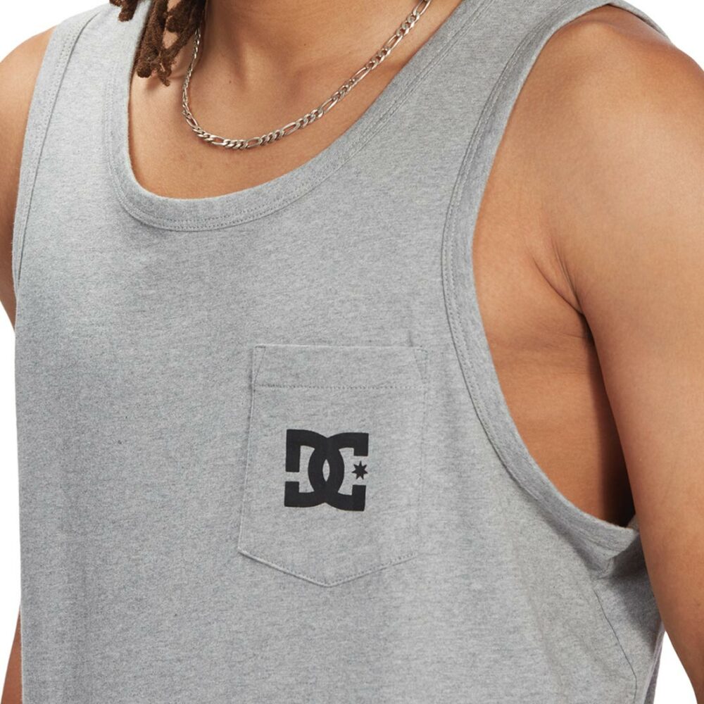 DC Star Pocket Vest - Heather Grey