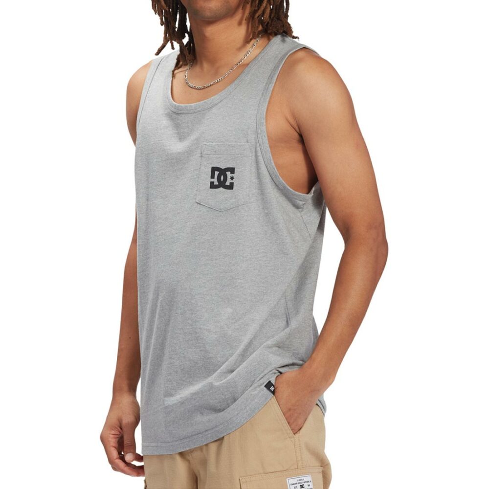 DC Star Pocket Vest - Heather Grey