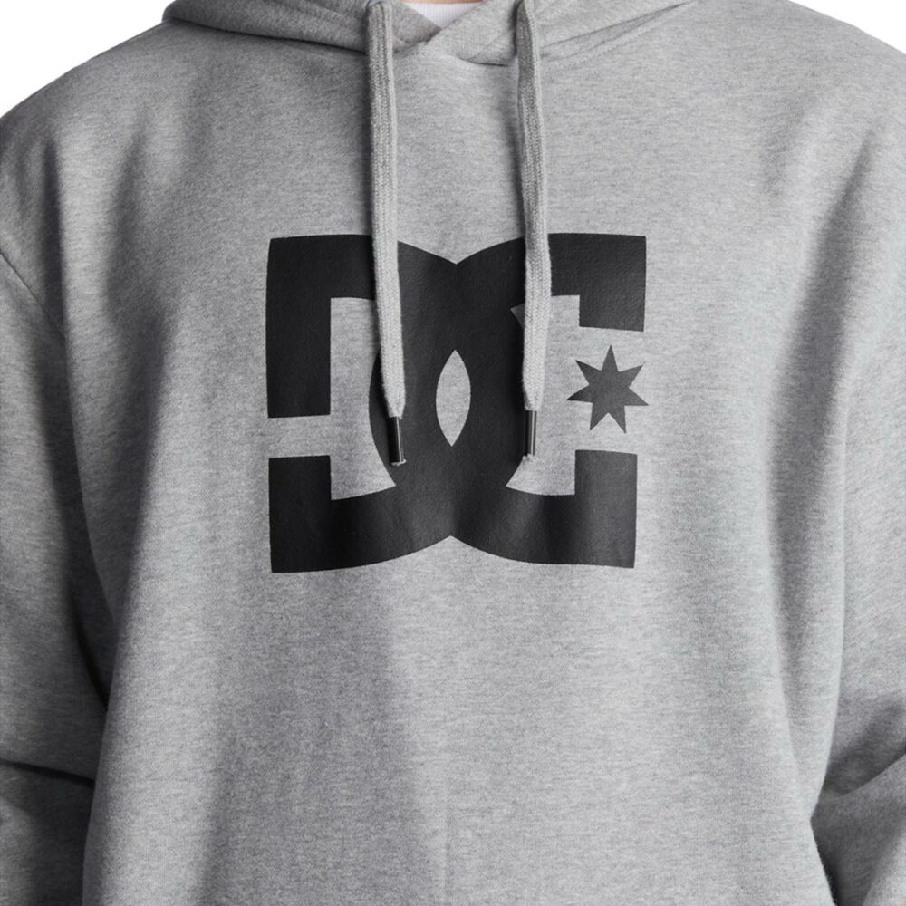 DC Star Pullover Hoodie - Heather Grey
