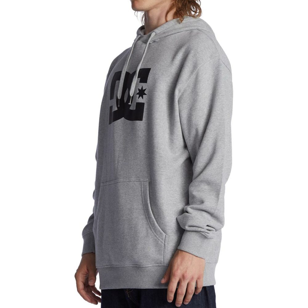 DC Star Pullover Hoodie - Heather Grey