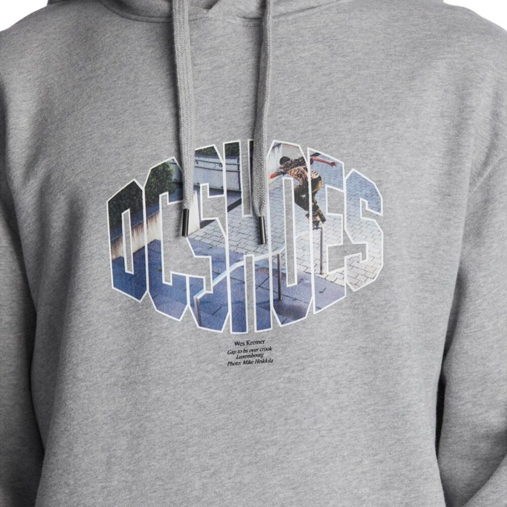 DC Wes Pullover Hoodie - Heather Grey