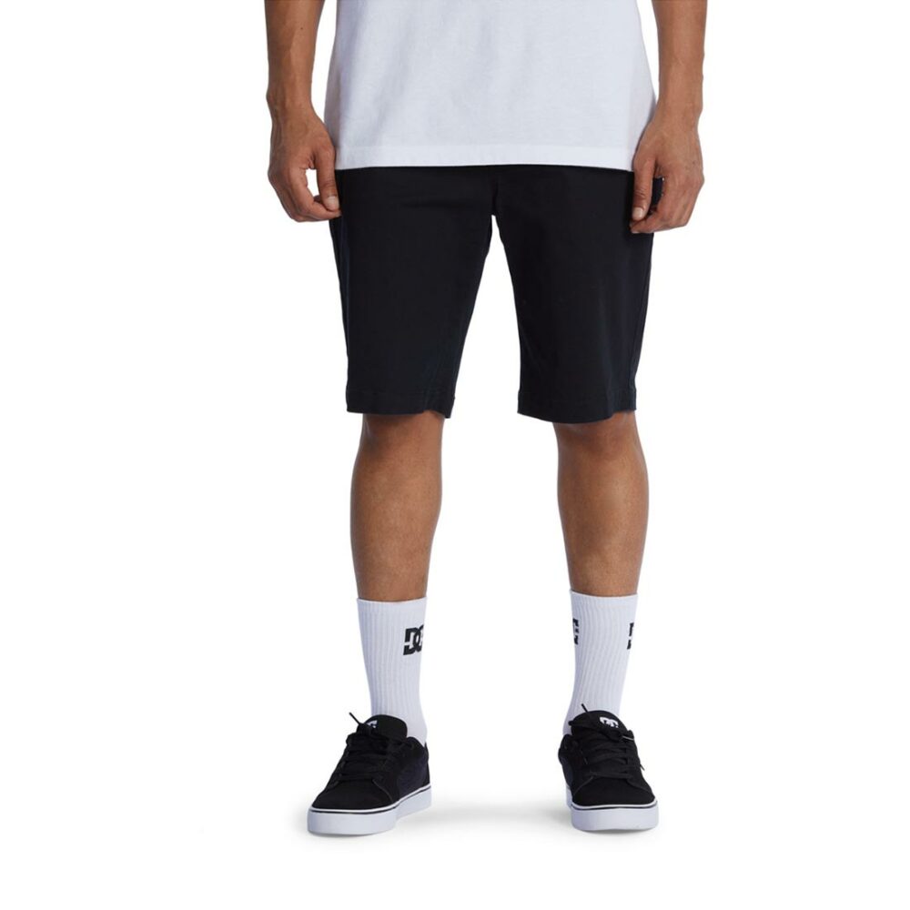 DC Worker Relaxed Chino Shorts - Black