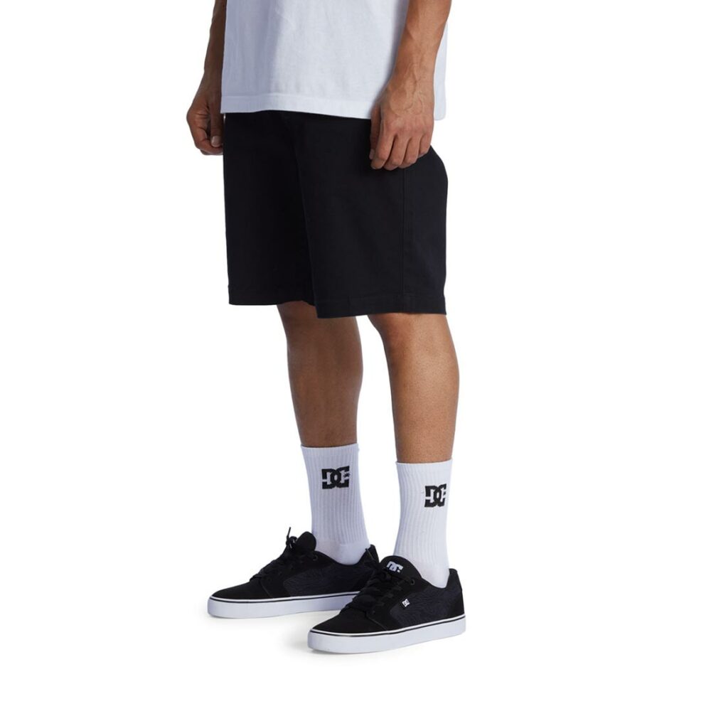 DC Worker Relaxed Chino Shorts - Black