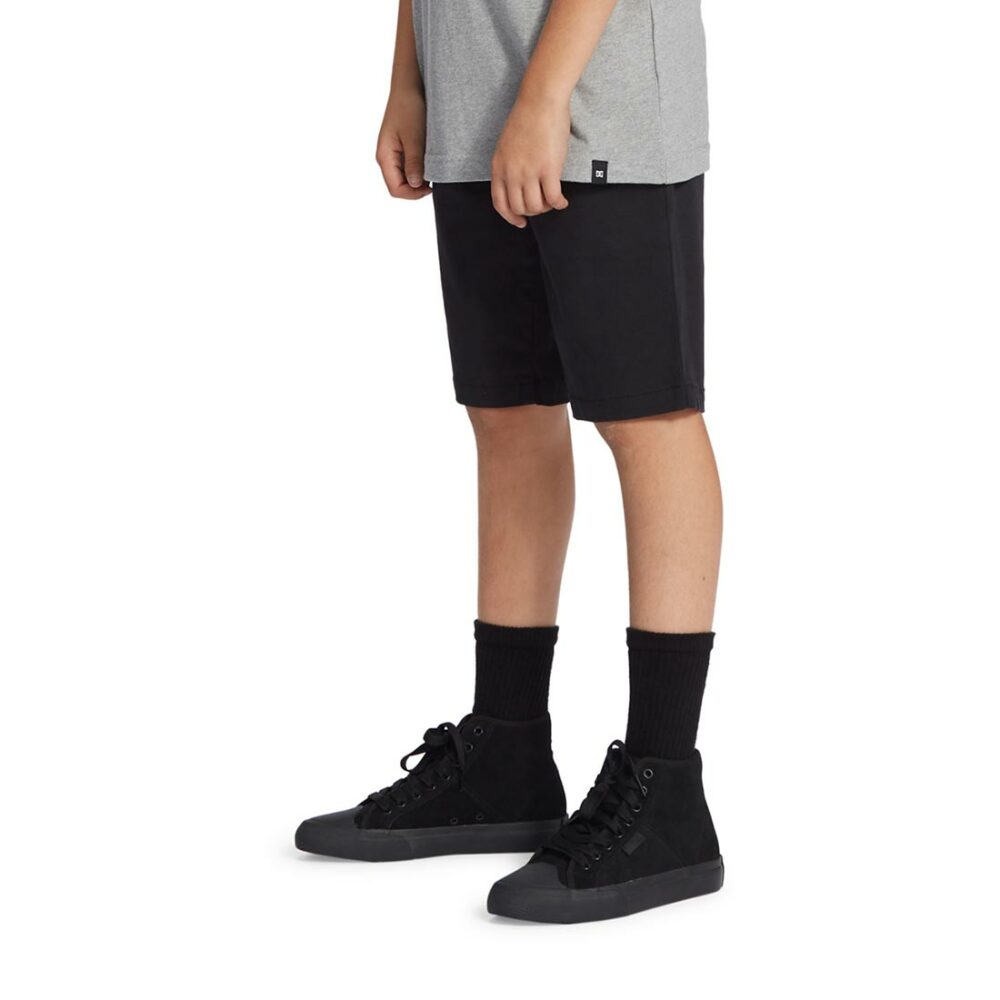 DC Worker Relaxed (Youth) Chino Shorts - Black