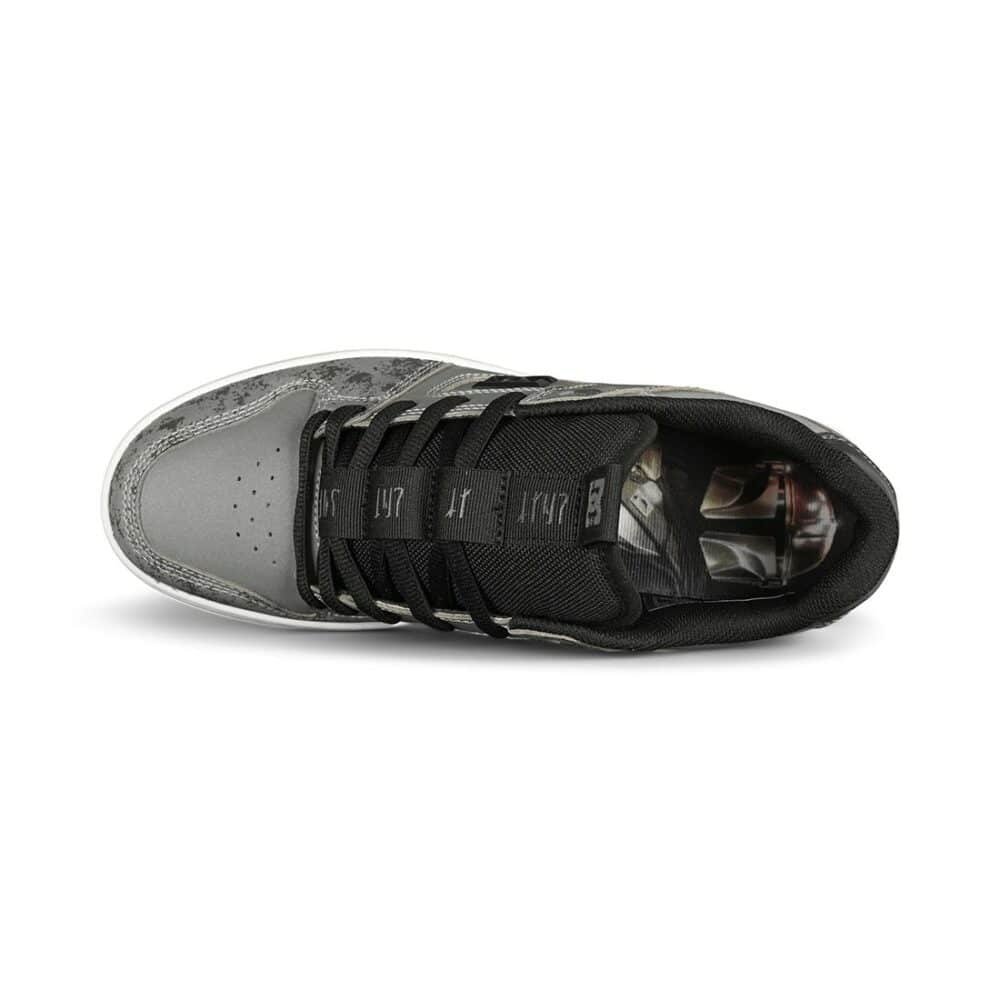 DC x Star Wars Manteca 4 Skate Shoes - Black/Metallic Silver