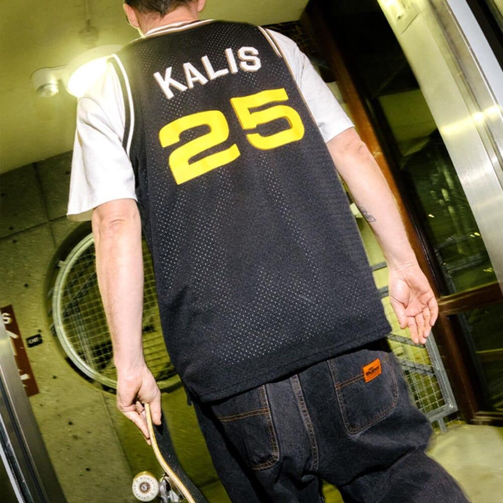DC x Thrasher Basketball Jersey Vest - Black
