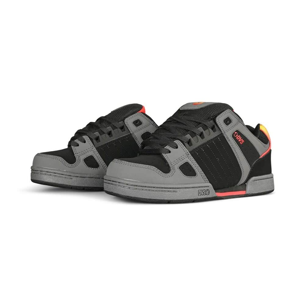 DVS Celsius Skate Shoes - Charcoal/Black/Red