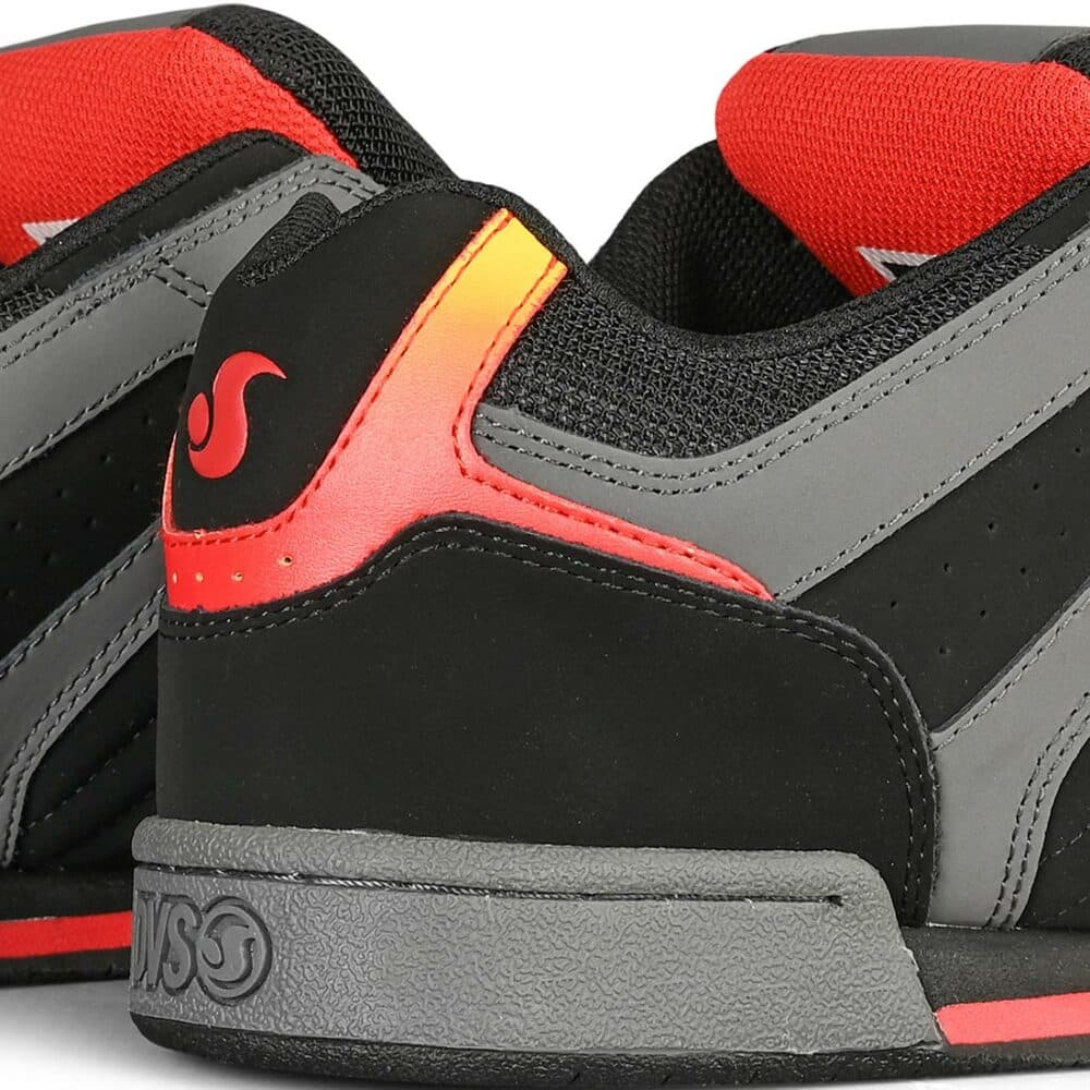 DVS Celsius Skate Shoes - Charcoal/Black/Red