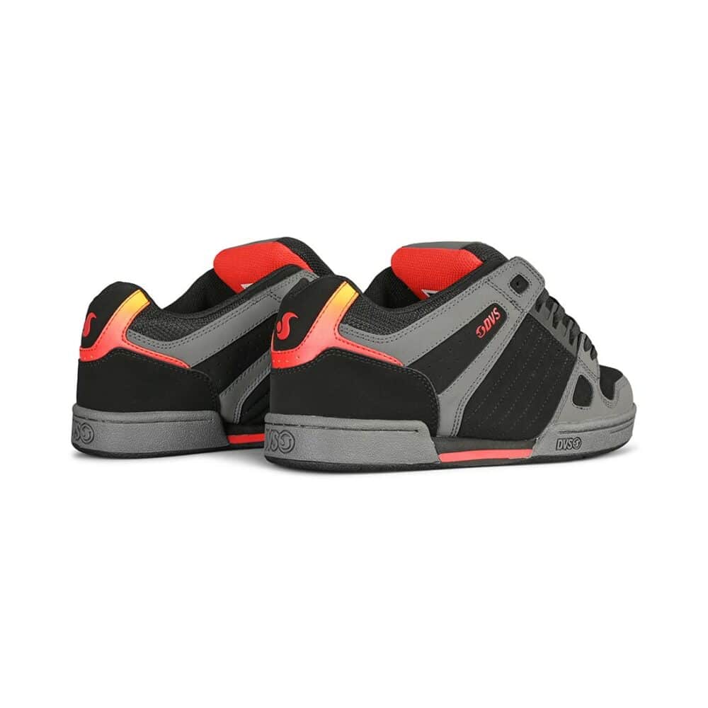 DVS Celsius Skate Shoes - Charcoal/Black/Red