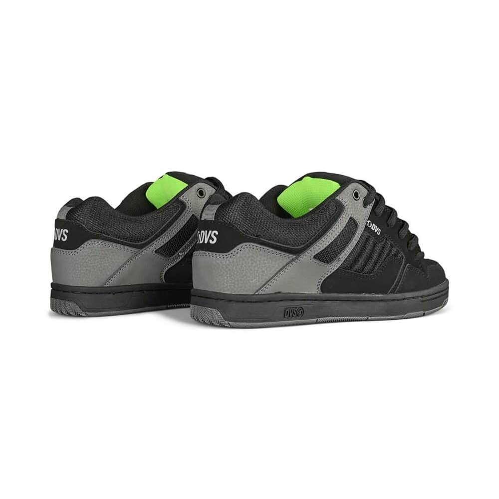DVS Enduro 125 Skate Shoes - Black/Charcoal/Lime