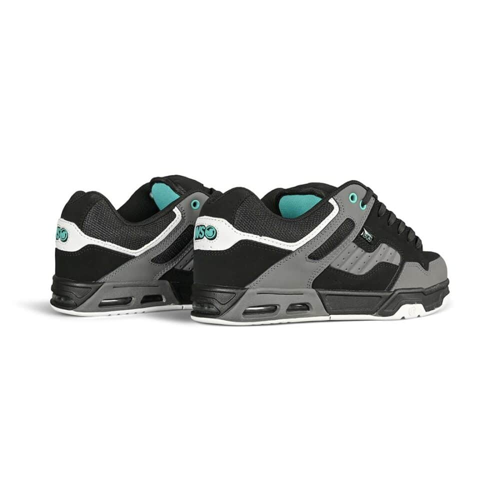 DVS Enduro Heir Skate Shoes - Black/Charcoal/Turquoise