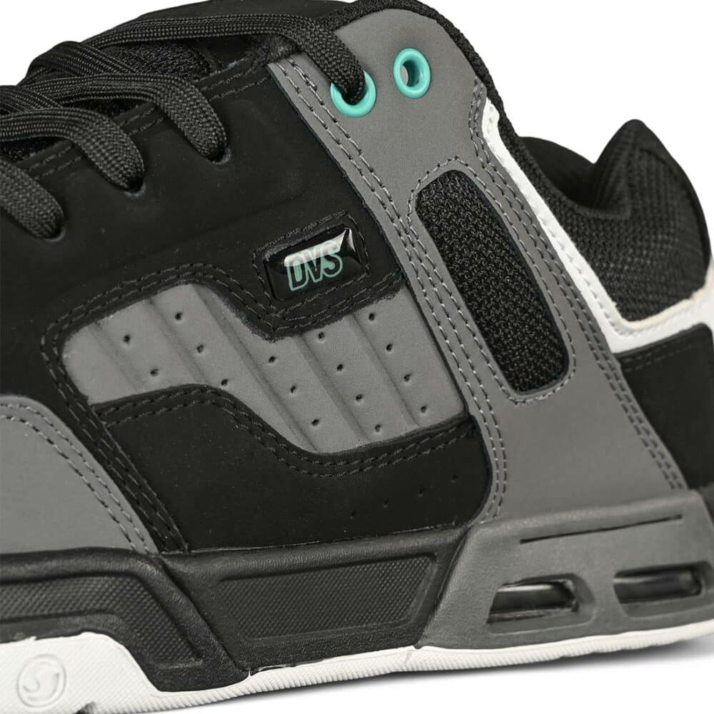 DVS Enduro Heir Skate Shoes - Black/Charcoal/Turquoise