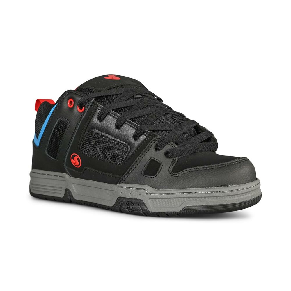 DVS Gambol Skate Shoes - Black/Fiery Red/Blue