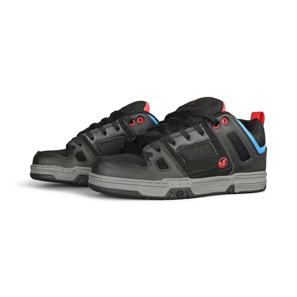 DVS Gambol Skate Shoes - Black/Fiery Red/Blue