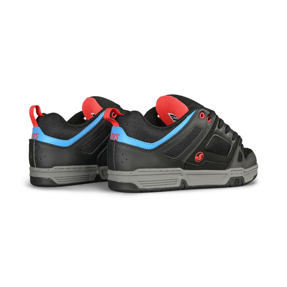 DVS Gambol Skate Shoes - Black/Fiery Red/Blue