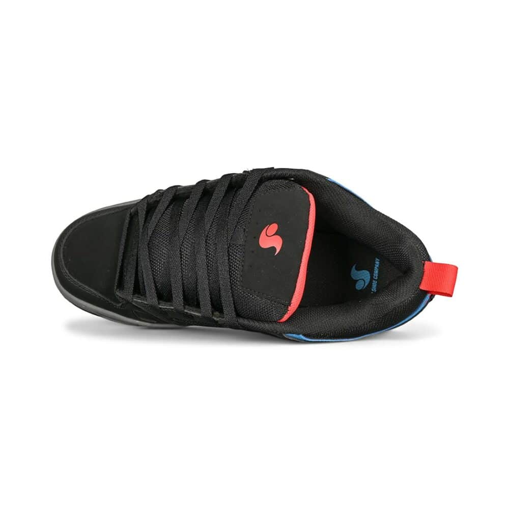 DVS Gambol Skate Shoes - Black/Fiery Red/Blue