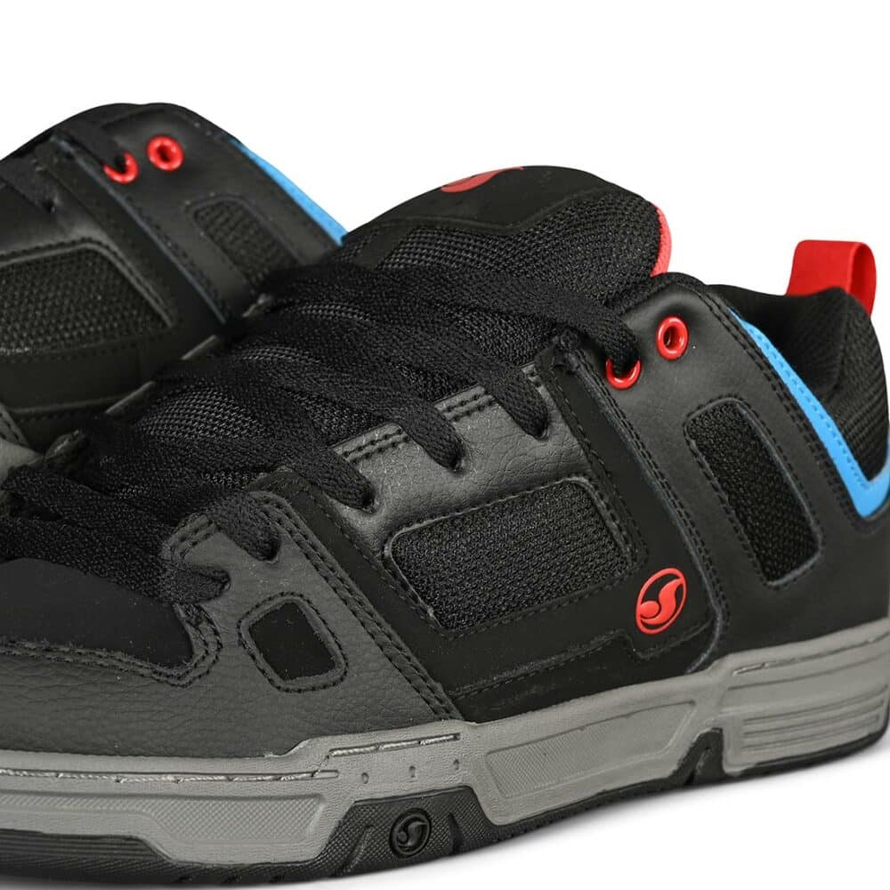 DVS Gambol Skate Shoes - Black/Fiery Red/Blue