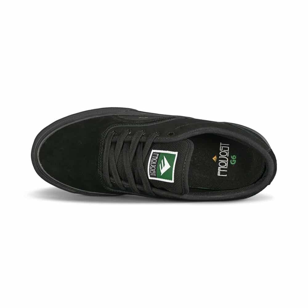 Emerica Provost G6 Skate Shoes - Black/Black/Black