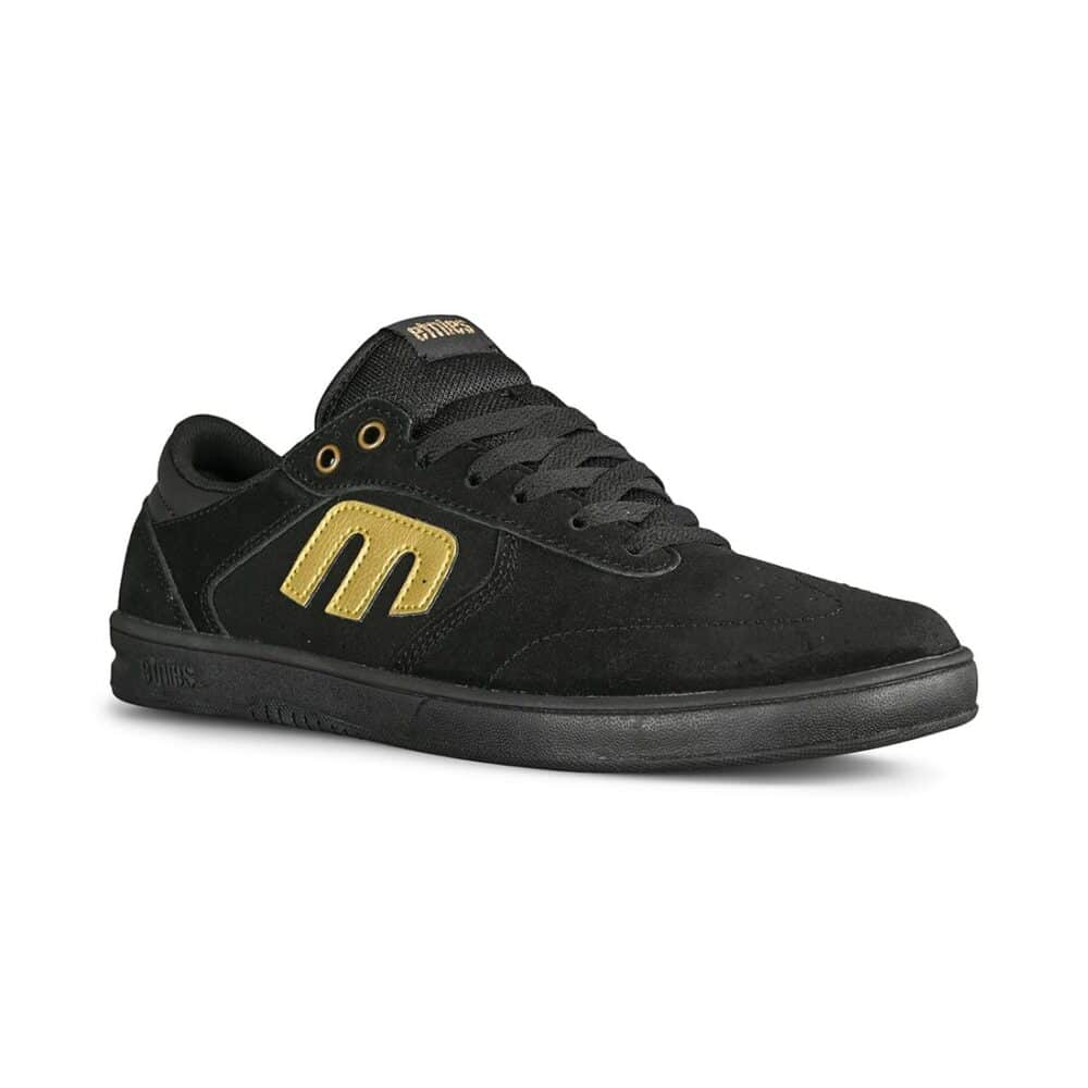 Etnies Berger Windrow Skate Shoes - Black/Gold