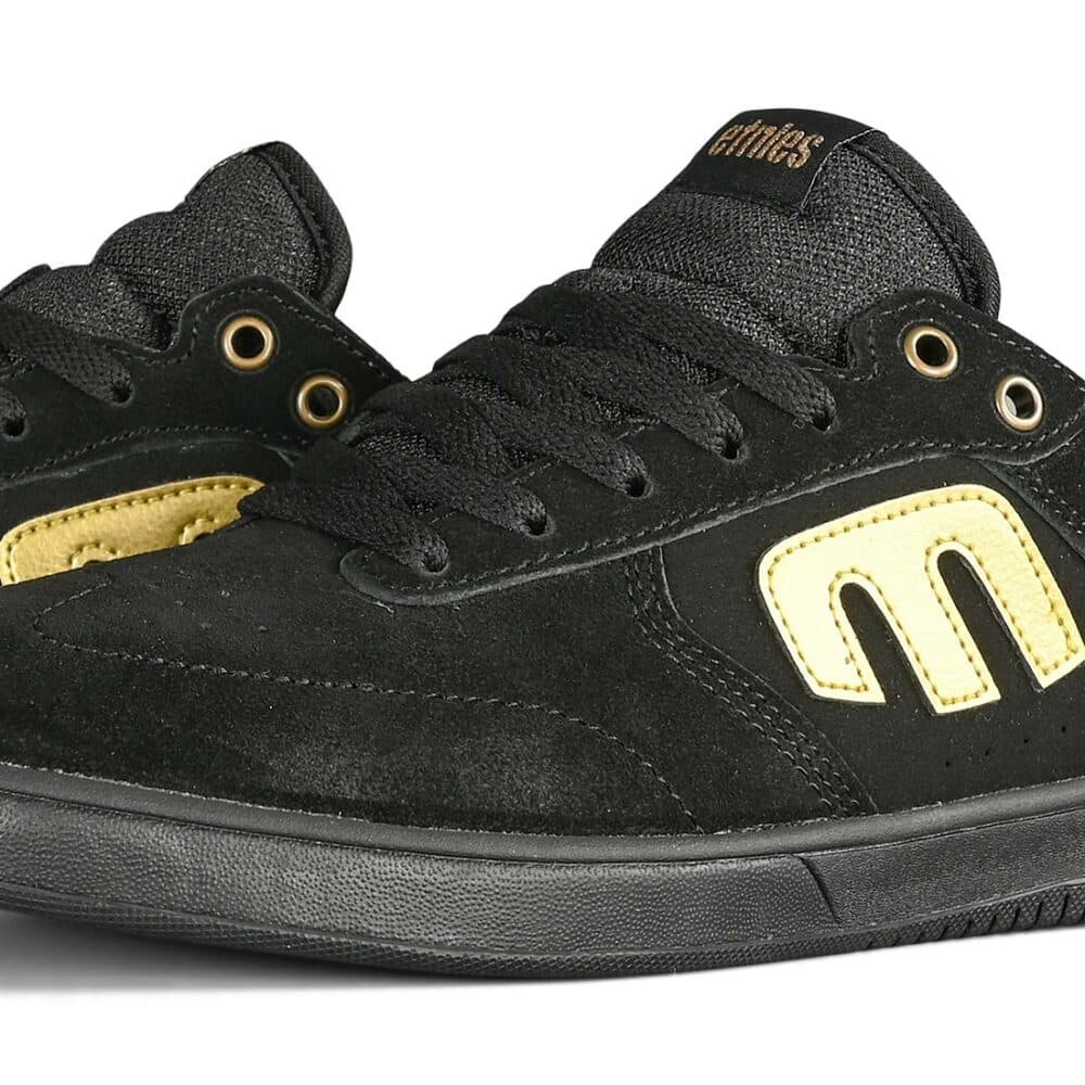 Etnies Berger Windrow Skate Shoes - Black/Gold